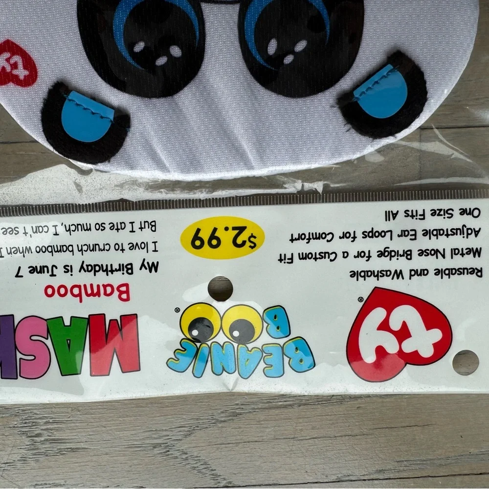 TY Beanie Boo Kids Mask x 6